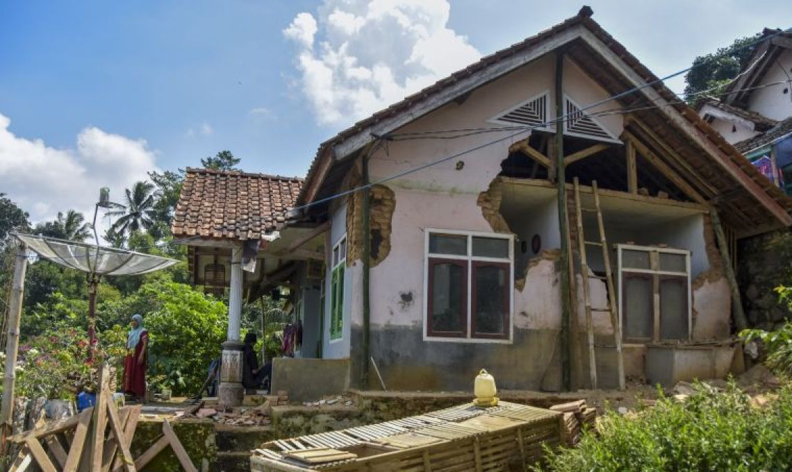 Bnpb Melaporkan 110 KK Dan 75 KK Terdampak Gempa Galt Mengalami Kerusakan