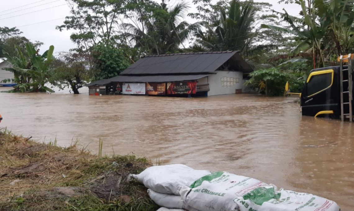 BPBD: JLSS Jawa Tengah Ruas Sidaleja-Pangandaran Terendam Banjir.